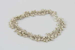 Silver drops Bracelet