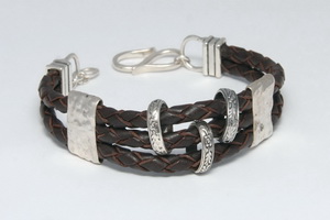 Triple Leather Bracelet