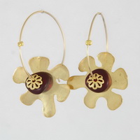 Flower loops Earrings