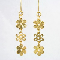 3 Flowers Earrings