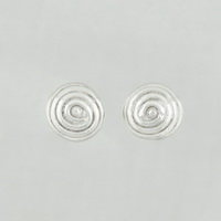 Domed spiral Earrings