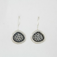 Etched Turbofan Earrings