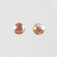 Inlay domed Post Earrings