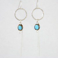 Hoop-n-chain Earrings