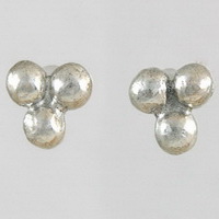 3 balls Post Earrings