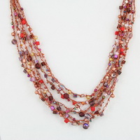 Deep Red  Necklace