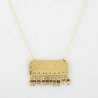 Waves Rectangular Necklace