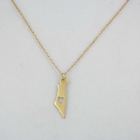 Golden Israel Necklace