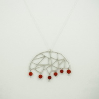 Light Half Ball Necklace