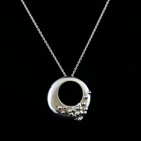 Dripping Circle Necklace