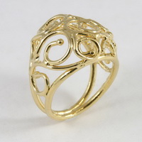 Golden Snails Ring