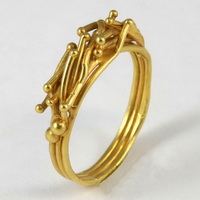 Golden Balls Ring