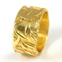 Golden Leaves Ring