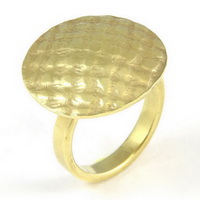 Domed textured Ring